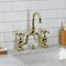 Kingston Brass Bridge Bathroom Faucet with Brass Pop-Up, Polished Brass KS7992TX - alternate 5